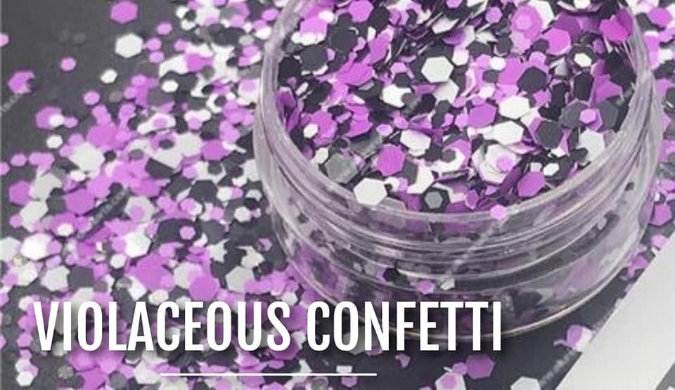 Violaceous  Matt Glitter