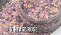 Vintage Rose  Matt Glitter