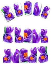 Flower Nail Decal