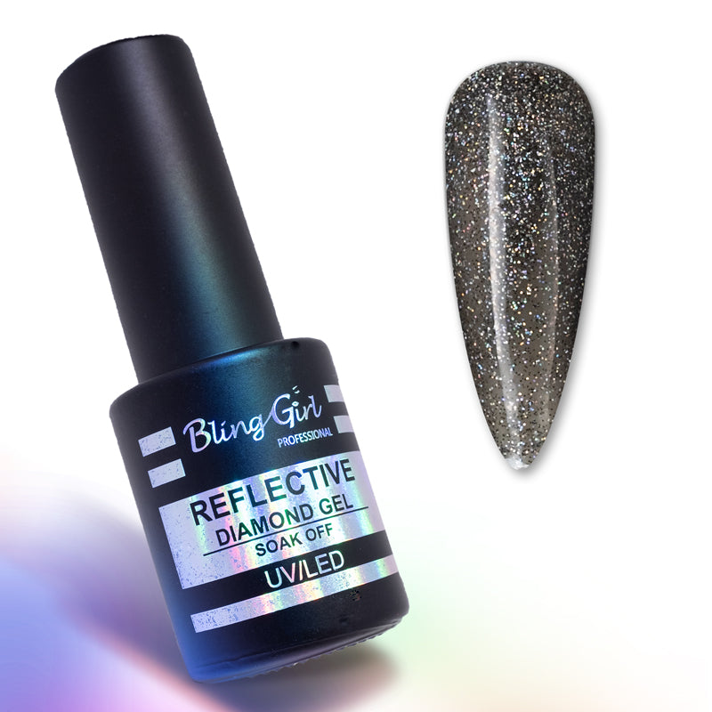 Bling Girl Reflective Diamond Gel No 12 Soak Off UVLED 10ml