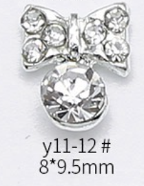 Bow Crown Rhinestones Charms Nail Art Decoration