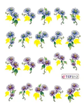 Flower Nail Decal