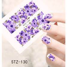 Flower Nail Decal