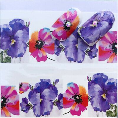 Flower Nail Decal