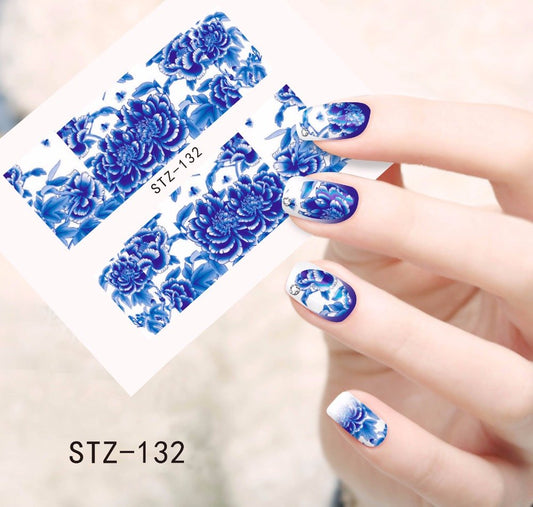 Flower Nail Decal