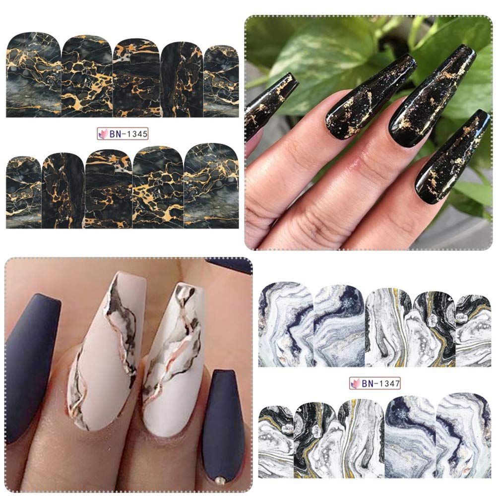 Marble Nail Art Decal BN1345