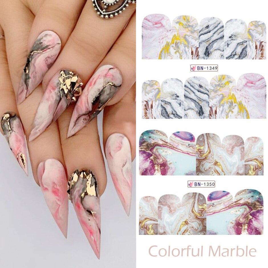 Marble Nail Art Decal BN1349