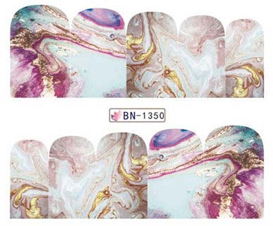 Marble Nail Art Decal BN1350