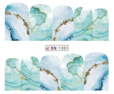 Marble Nail Art Decal BN1351