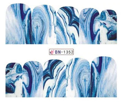 Marble Nail Art Decal BN1352
