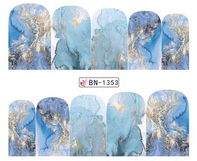 Marble Nail Art Decal BN1353