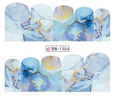 Marble Nail Art Decal BN1354