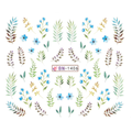 Flower Nail Decal