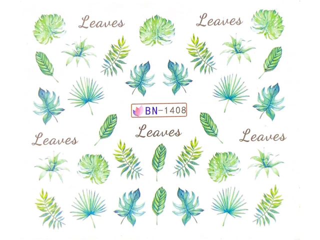 Flower Nail Decal