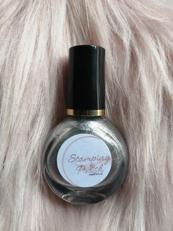 Silver Stamping Nail Polish (non uv)