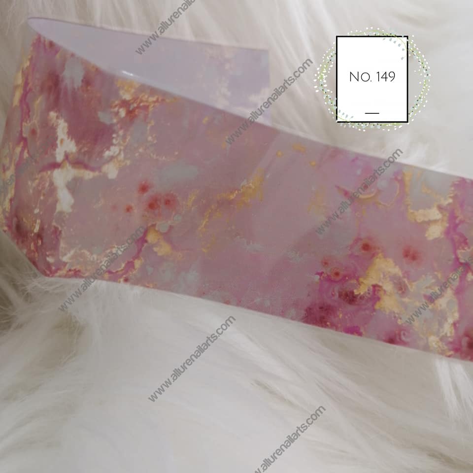 Marble Galaxy Foil Nail Transfer