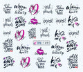 Valentine Abstract Love Nail Decal