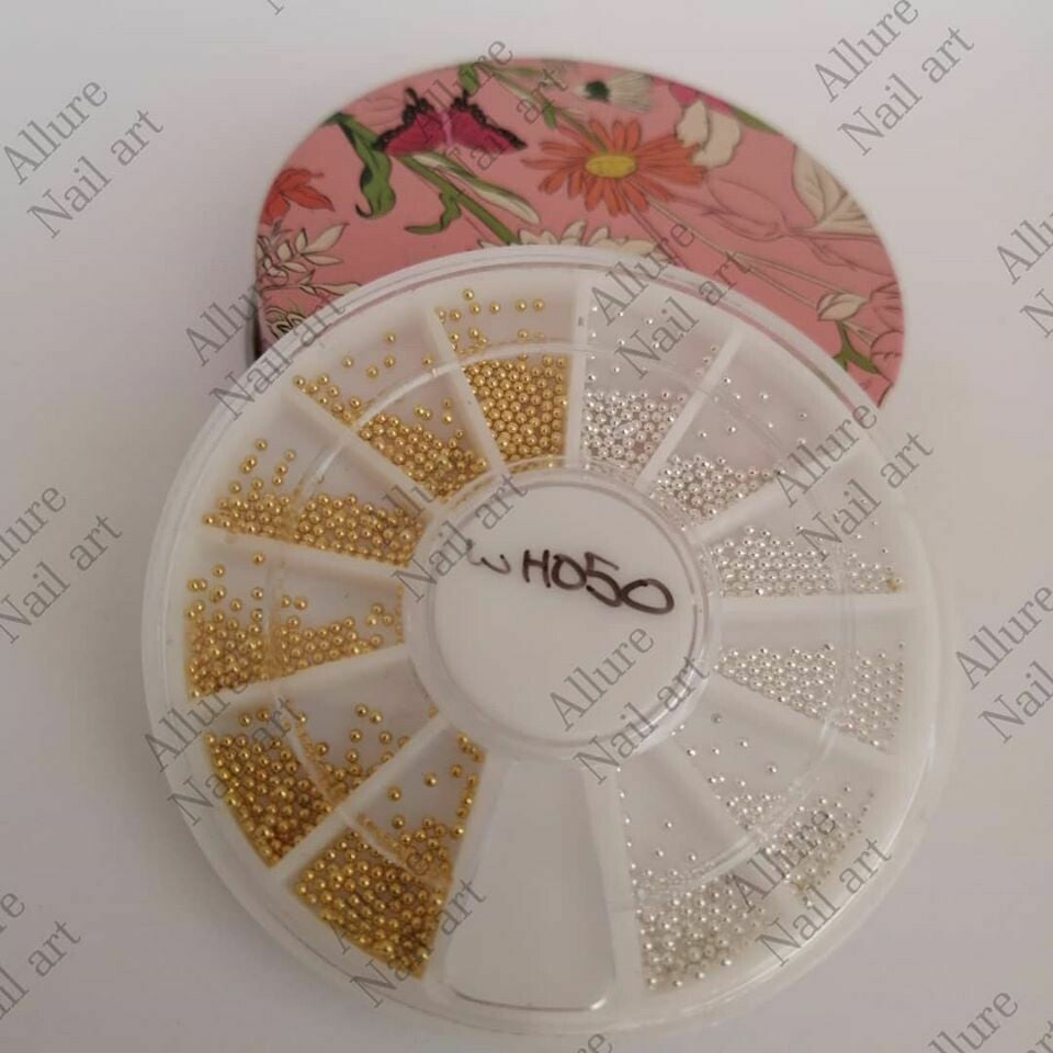 Caviar Beads Nail Wheel Tray