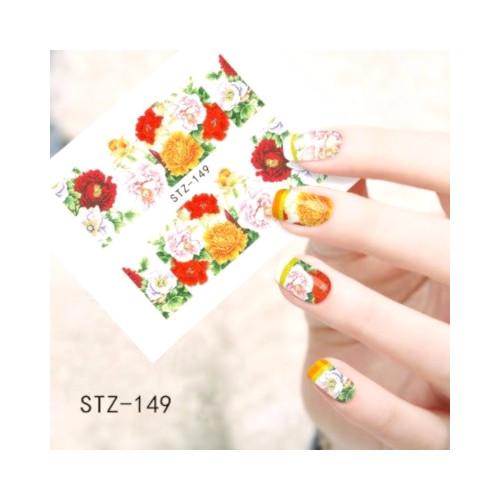 Flower Nail Decal