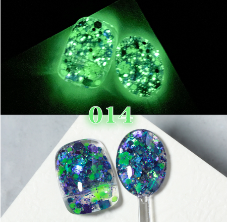 Glow in the dark Glitter Gel 10g