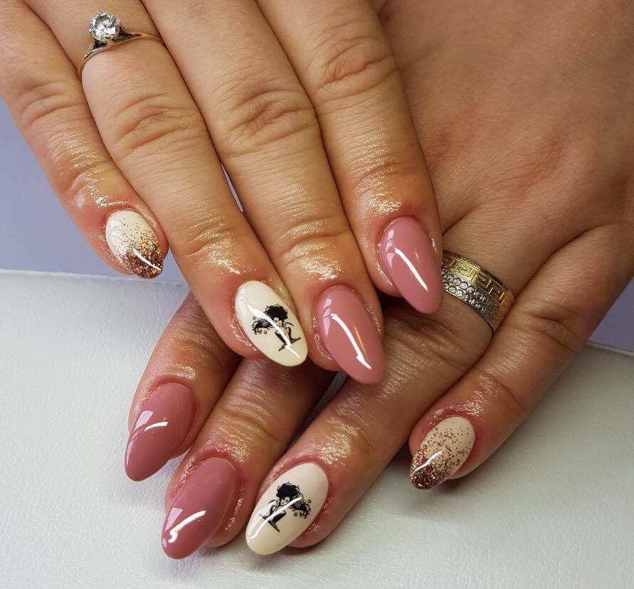 Women Dandelion Nail Decal