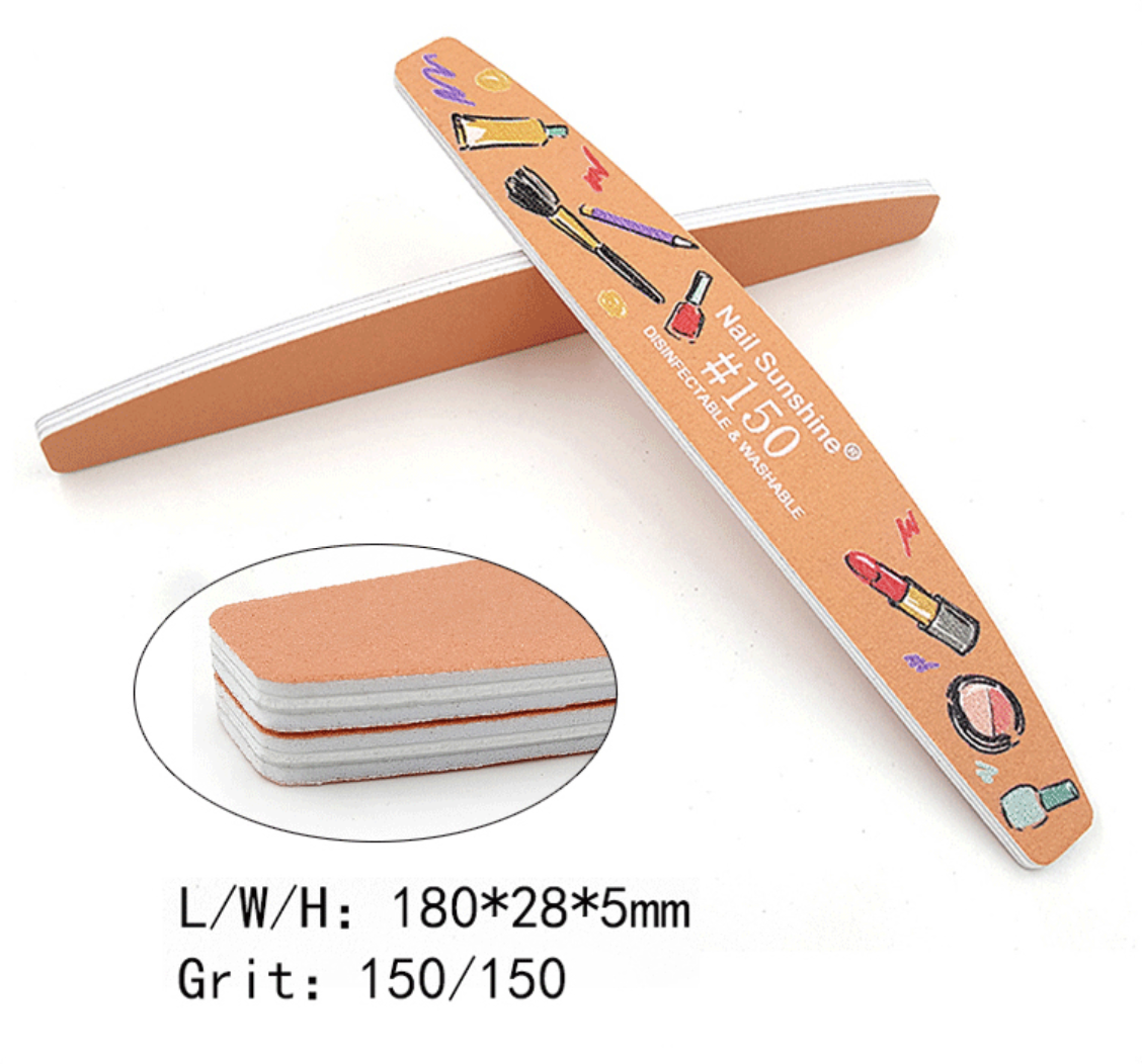 Nail Sunshine Make-Up Halfmoon Thick Nail File