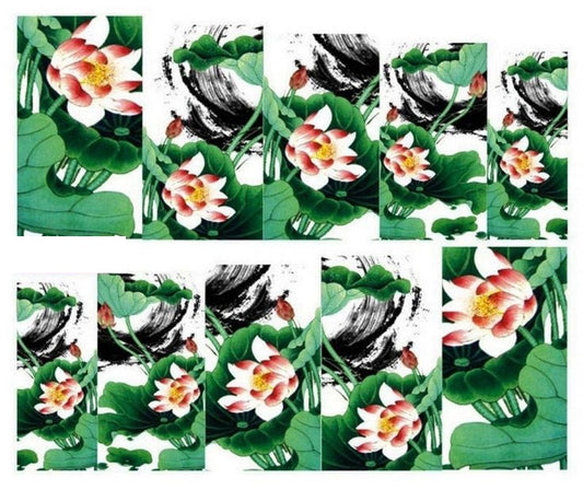 Flower Nail Decal