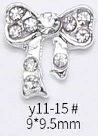 Bow Crown Rhinestones Charms Nail Art Decoration