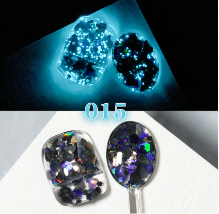 Glow in the dark Glitter Gel 10g