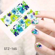 Flower Nail Decal