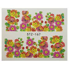 Flower Nail Decal
