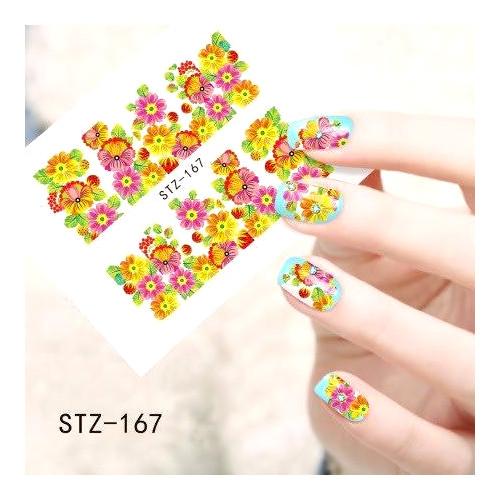 Flower Nail Decal