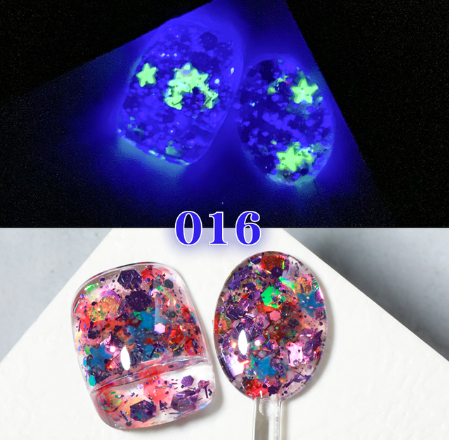 Glow in the dark Glitter Gel 10g