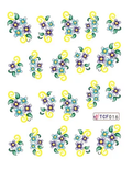 Flower Nail Decal