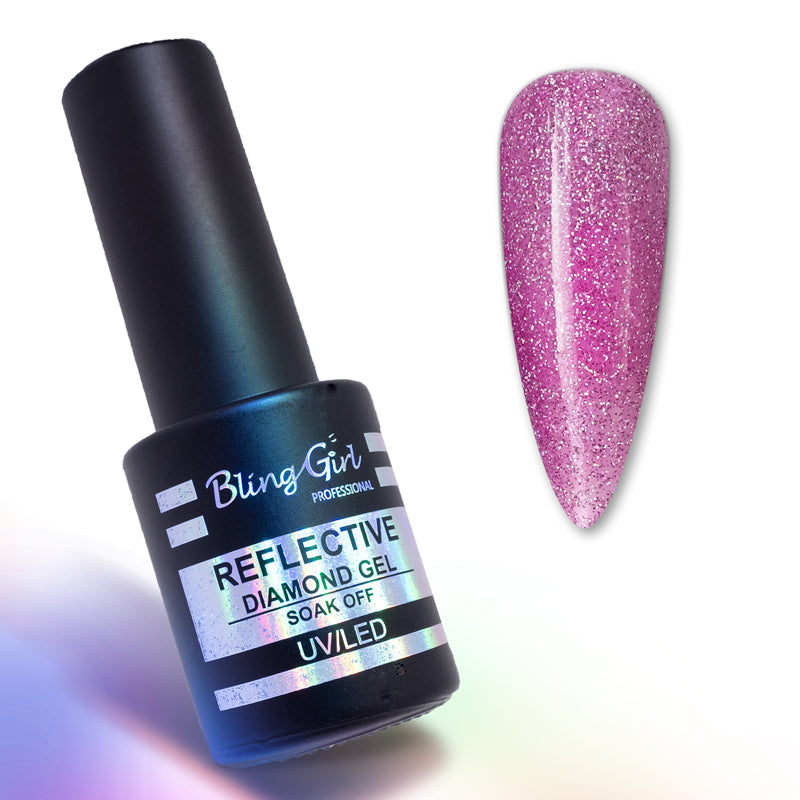 Bling Girl Reflective Diamond Gel No 16 Soak Off UVLED 10ml