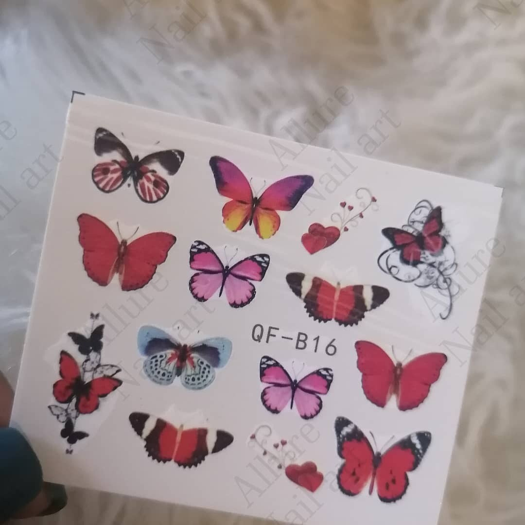 Butterfly Nail Decal