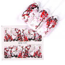 Flower Nail Decal