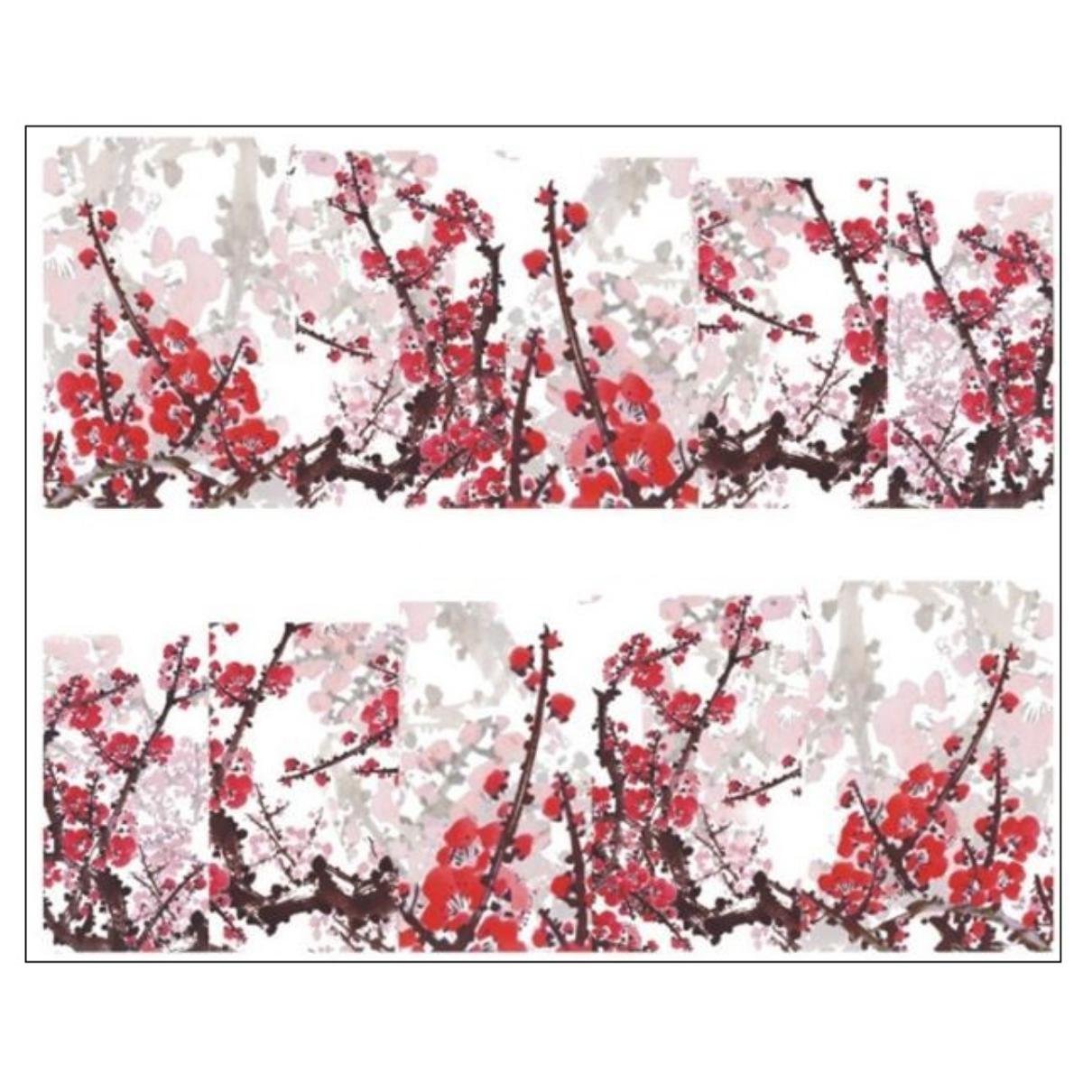 Flower Nail Decal