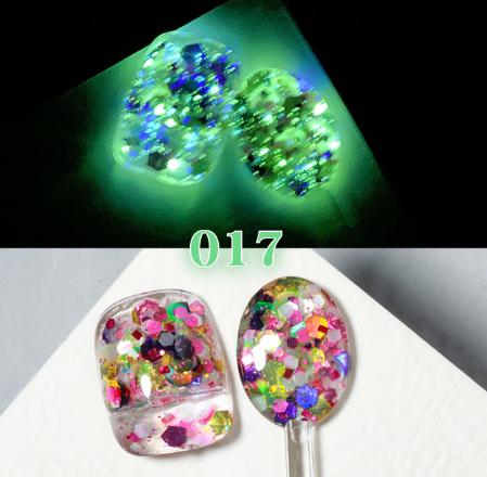 Glow in the dark Glitter Gel 10g