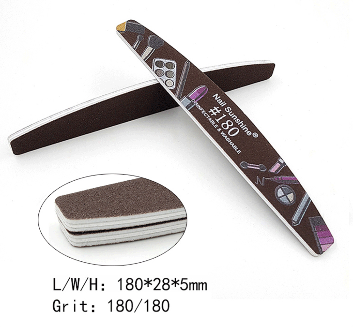 Nail Sunshine Make-Up Halfmoon Thick Nail File