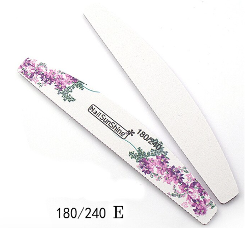 Nail Sunshine Flower Halfmoon Thick Nail File