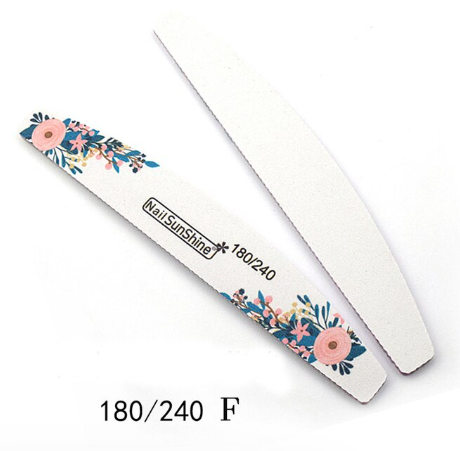 Nail Sunshine Flower Halfmoon Thick Nail File