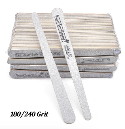 Nail Sunshine Teardrop Grey Thin Nail File