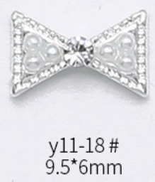 Bow Crown Rhinestones Charms Nail Art Decoration