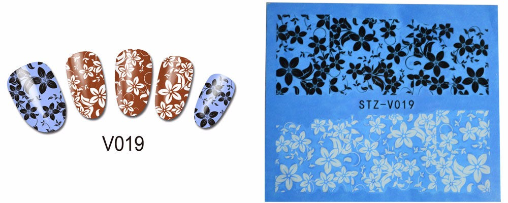 Flower Lace Nail Decal