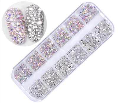 AB Crystal Nail Art Rhinestones Decoration