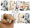Paris Eiffel Tower Nail Decal