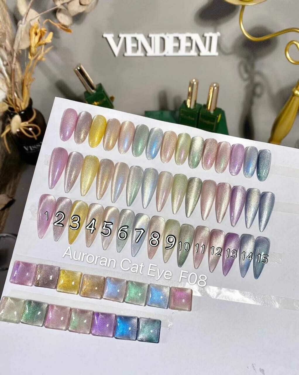 Vendeeni Laser Space Cat Eye UV/LED Gel Polish 15ml