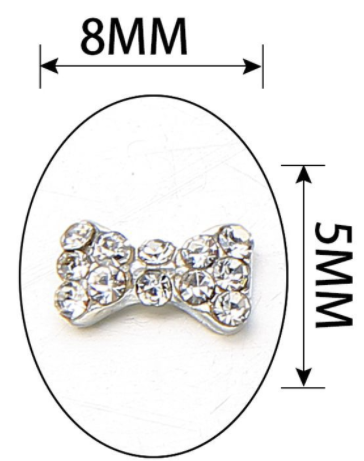 Bow Rhinestones Charms Nail Art Decoration