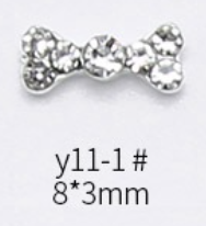 Bow Crown Rhinestones Charms Nail Art Decoration